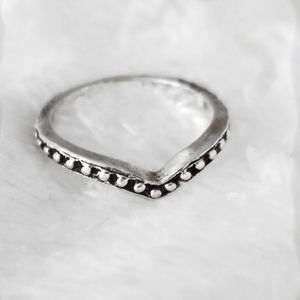 Vintage Hipster Sterling Silver Ring